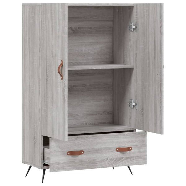 Harmaa kaappi Bruja 69,5x31x115cm (puinen)