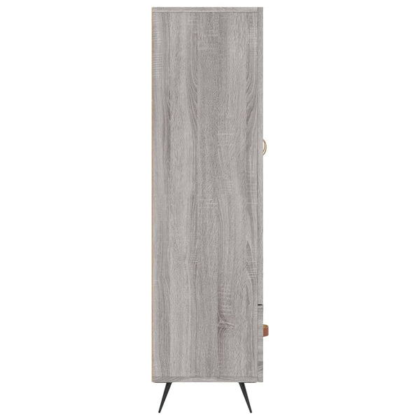Harmaa kaappi Bruja 69,5x31x115cm (puinen)