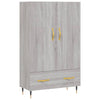 Harmaa kaappi Csibi 69,5x31x115cm (puinen)