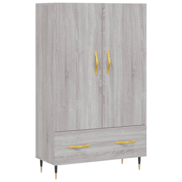 Harmaa kaappi Csibi 69,5x31x115cm (puinen)