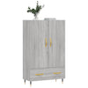 Harmaa kaappi Csibi 69,5x31x115cm (puinen)