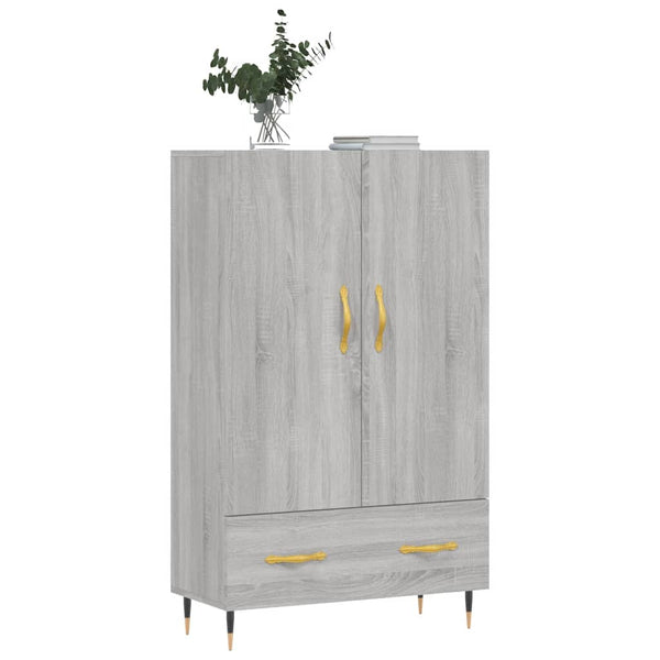 Harmaa kaappi Csibi 69,5x31x115cm (puinen)