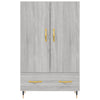 Harmaa kaappi Csibi 69,5x31x115cm (puinen)