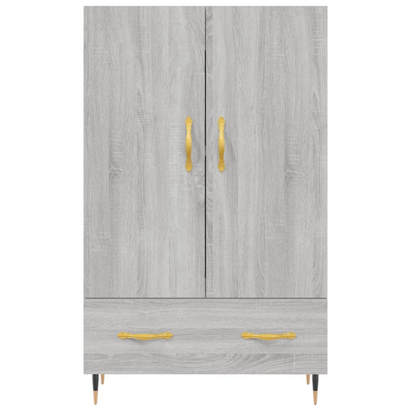 Harmaa kaappi Csibi 69,5x31x115cm (puinen)