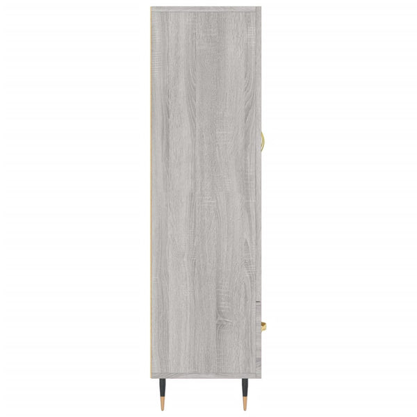 Harmaa kaappi Csibi 69,5x31x115cm (puinen)