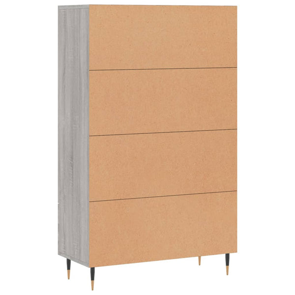 Harmaa kaappi Csibi 69,5x31x115cm (puinen)