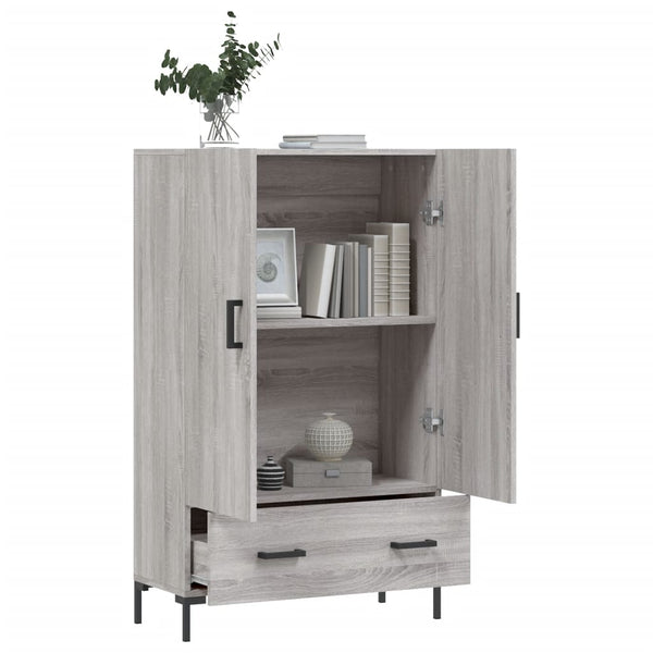 Grauer Schrank Shebli 69,5x31x115cm (Holz)