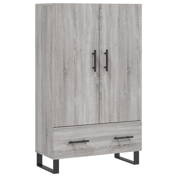 Grauer Schrank Milos 69,5x31x115cm (Holz)