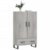 Grauer Schrank Milos 69,5x31x115cm (Holz)