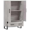 Grauer Schrank Milos 69,5x31x115cm (Holz)