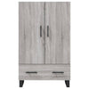 Grauer Schrank Milos 69,5x31x115cm (Holz)