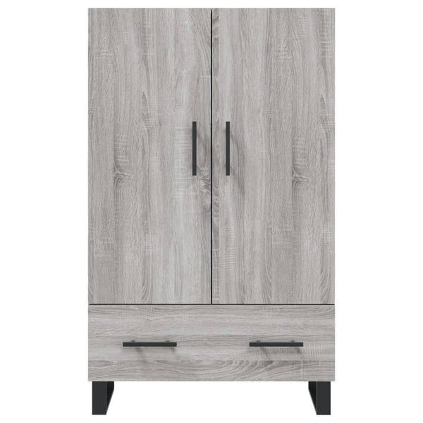 Grauer Schrank Milos 69,5x31x115cm (Holz)