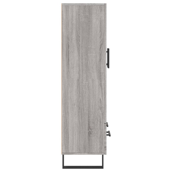 Grauer Schrank Milos 69,5x31x115cm (Holz)