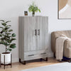 Grauer Schrank Milos 69,5x31x115cm (Holz)