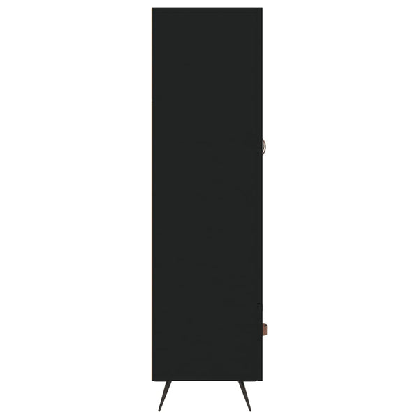 Musta kaappi Brumaru 69,5x31x115cm (puinen)