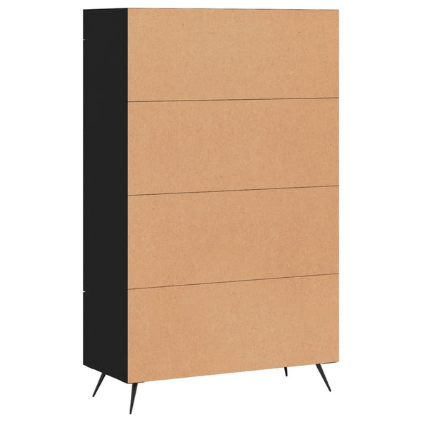 Musta kaappi Brumaru 69,5x31x115cm (puinen)