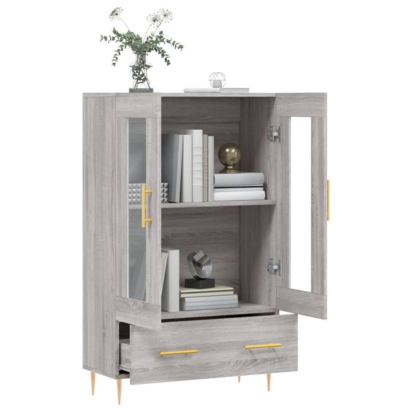 Harmaa kaappi Dimca 69,5x31x115cm (puinen)