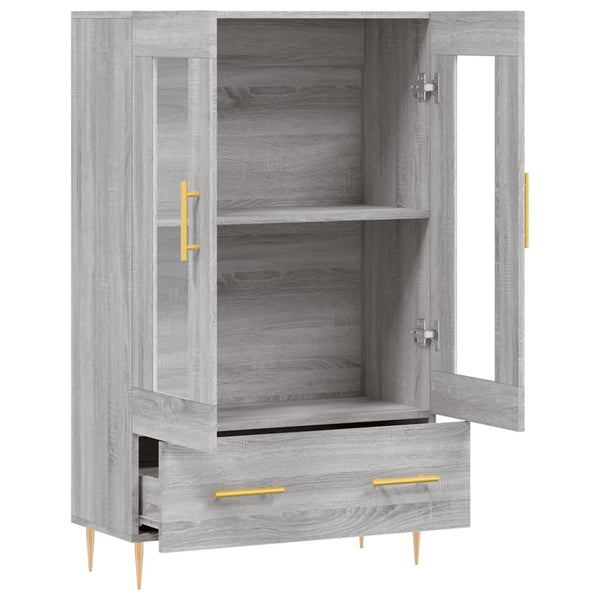 Harmaa kaappi Dimca 69,5x31x115cm (puinen)