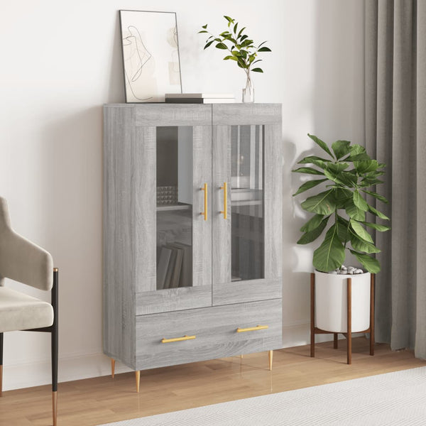 Harmaa kaappi Dimca 69,5x31x115cm (puinen)