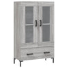 Harmaa kaappi Tralia 69,5x31x115cm (puinen)