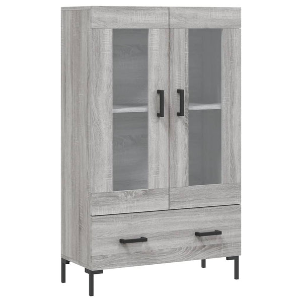 Harmaa kaappi Tralia 69,5x31x115cm (puinen)