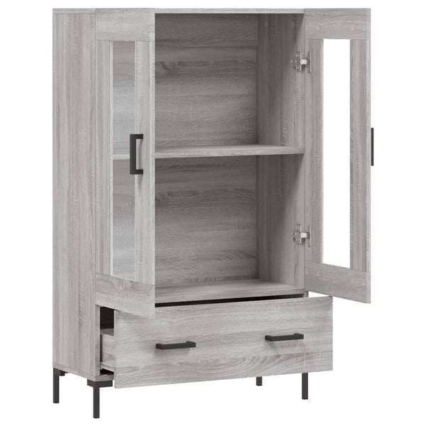 Harmaa kaappi Tralia 69,5x31x115cm (puinen)