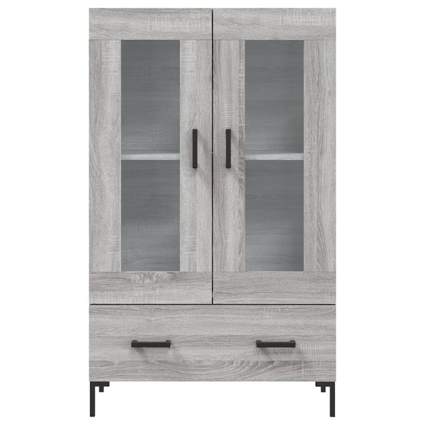 Harmaa kaappi Tralia 69,5x31x115cm (puinen)