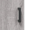 Harmaa kaappi Tralia 69,5x31x115cm (puinen)