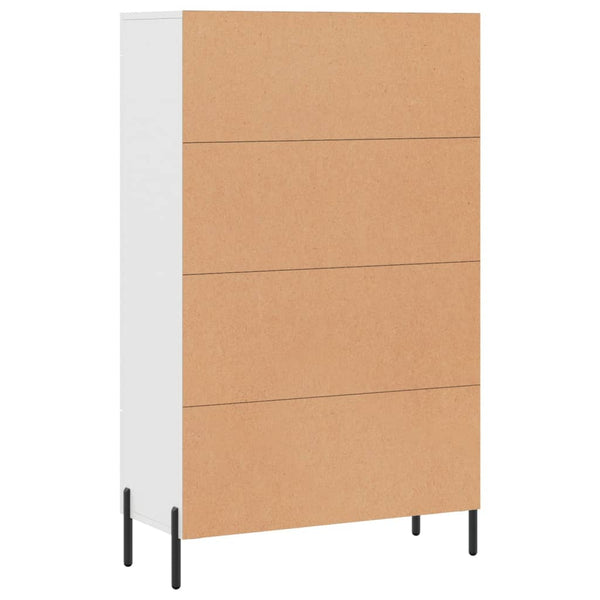 Valkoinen kaappi Chamas 69,5x31x115cm (puinen)
