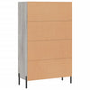 Grauer Schrank Chamas 69,5x31x115cm (Holz)