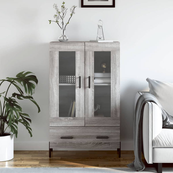 Grauer Schrank Chamas 69,5x31x115cm (Holz)