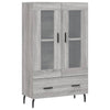 Grauer Schrank Delcel 69,5x31x115cm (Holz)