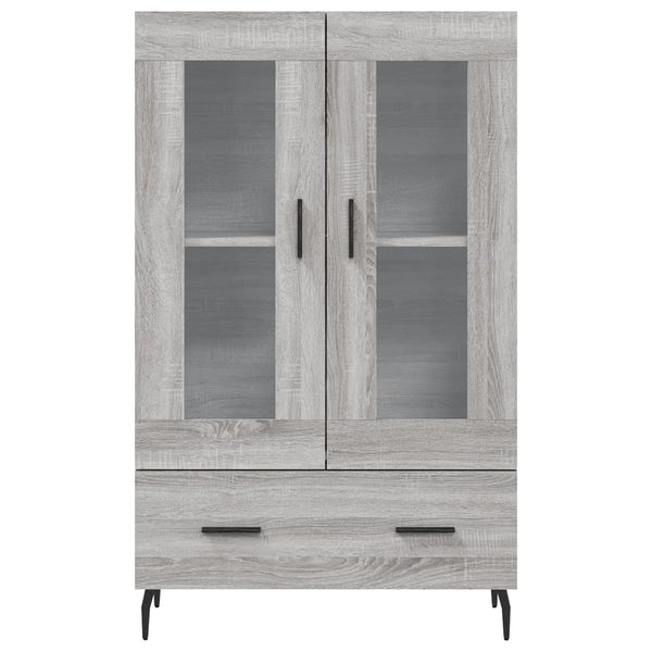 Grauer Schrank Delcel 69,5x31x115cm (Holz)