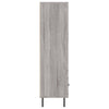 Grauer Schrank Delcel 69,5x31x115cm (Holz)