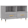 Graues TV-Möbel Zozonte 80x36x50cm (Holz)