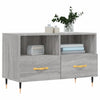 Graues TV-Möbel Zozonte 80x36x50cm (Holz)