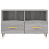 Graues TV-Möbel Zozonte 80x36x50cm (Holz)