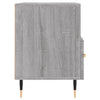 Graues TV-Möbel Zozonte 80x36x50cm (Holz)