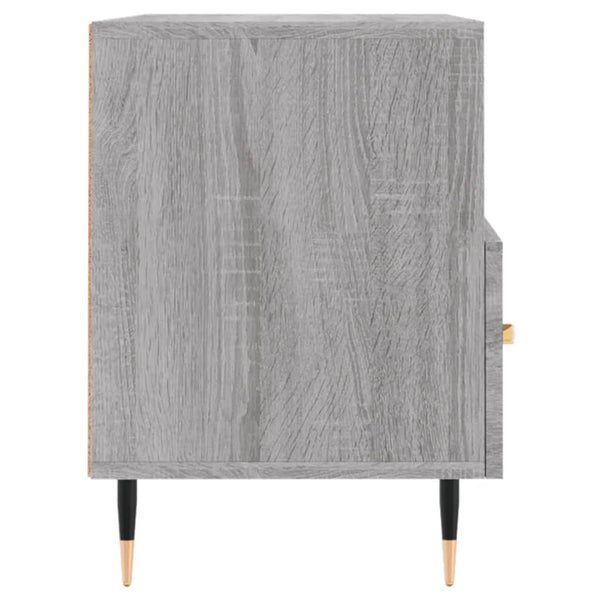 Graues TV-Möbel Zozonte 80x36x50cm (Holz)