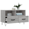 Graues TV-Möbel Tihenea 80x36x50cm (Holz)