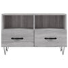 Graues TV-Möbel Tihenea 80x36x50cm (Holz)