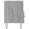 Graues TV-Möbel Tihenea 80x36x50cm (Holz)