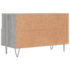 Graues TV-Möbel Tihenea 80x36x50cm (Holz)