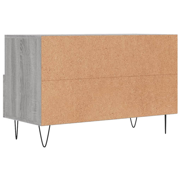 Graues TV-Möbel Tihenea 80x36x50cm (Holz)