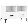 Weißes TV-Lowboard Ivascu 80x36x50cm (Holz)