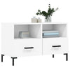 Weißes TV-Lowboard Ivascu 80x36x50cm (Holz)