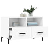 Weißes TV-Lowboard Ivascu 80x36x50cm (Holz)