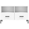 Weißes TV-Lowboard Ivascu 80x36x50cm (Holz)