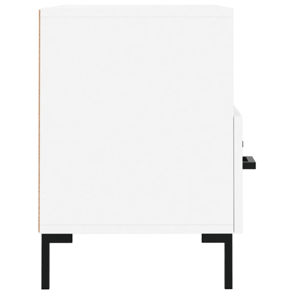 Weißes TV-Lowboard Ivascu 80x36x50cm (Holz)