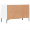 Weißes TV-Lowboard Ivascu 80x36x50cm (Holz)